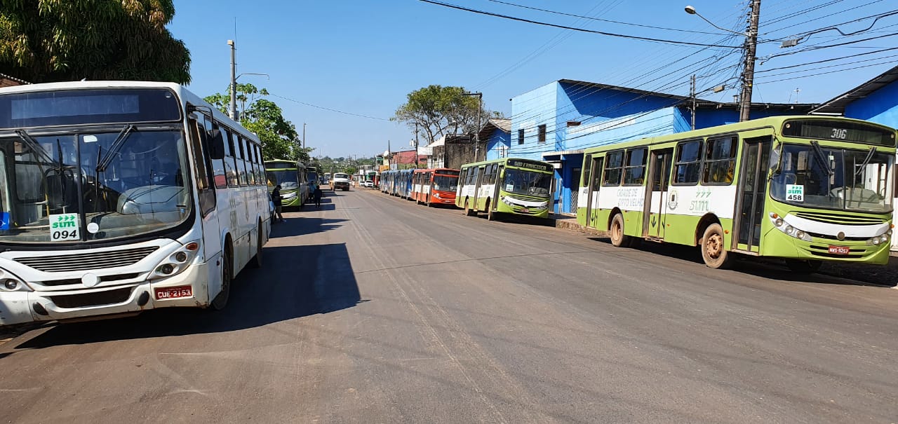 SEM SALÁRIO: Transporte coletivo é paralisado novamente em Porto Velho