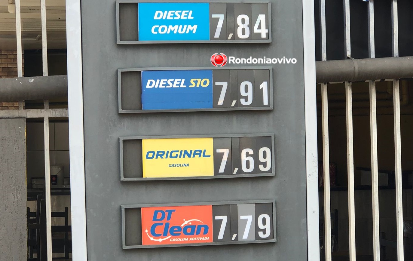 PESADO: Preço da gasolina sofre novo aumento e assusta os portovelhenses