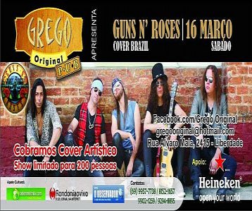 Guns N' Roses Cover Brazil faz show em Porto Velho

