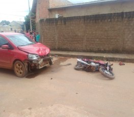 COLISÃO - Adolescente é apreendido após provocar grave acidente