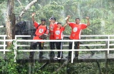 Terceira etapa do Rally a Pé encerra com chuva e muita emoção 