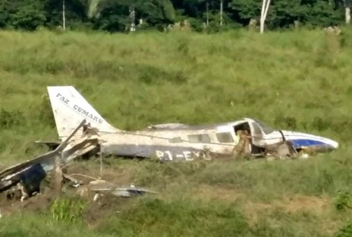 Avião cai momentos após a decolagem no interior do Acre