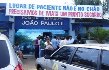 PARALISAÇÃO – Há três meses sem receber funcionários do laboratório do JP II entram em greve 