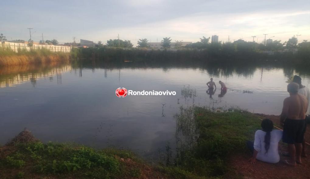 TRÁGICO: Homem morre afogado em lago na Avenida Jorge Teixeira em Porto Velho