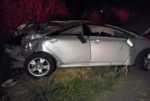 Capivara na pista provoca acidente na BR-364