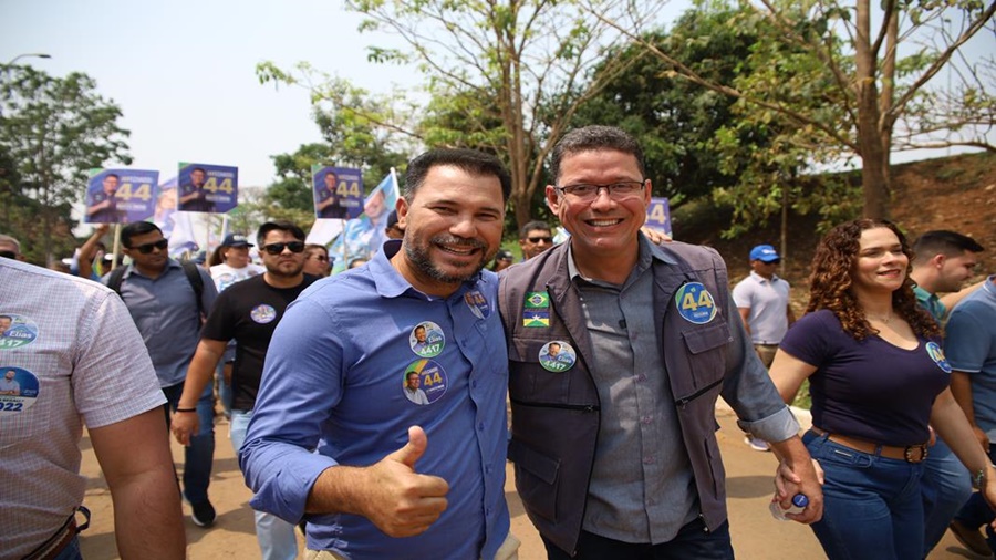 JARU: Marcos Rocha e Elias Rezende reúnem centenas de pessoas em caminhada