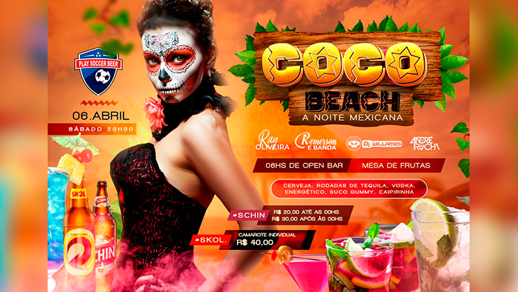 COCO BEACH - A Noite Mexicana