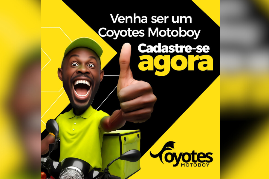 MOTOBOYS: Veja como se tornar um parceiro da Coyotes Motoboy