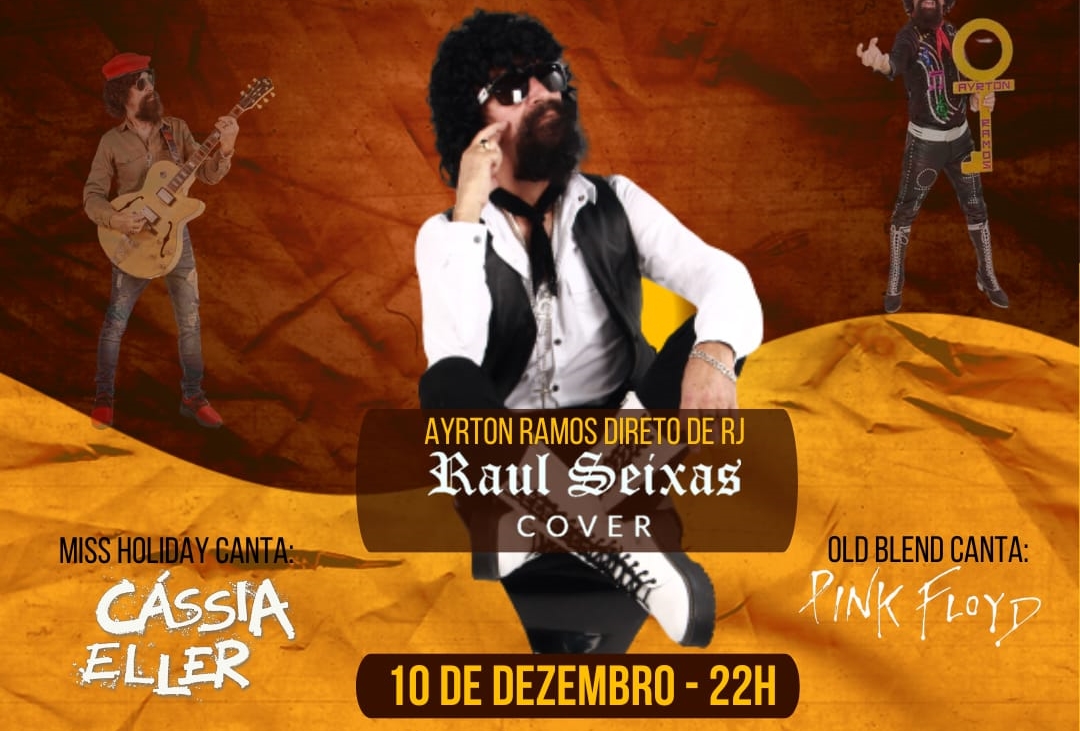 ESPECIAL: Sorteio de ingressos para o Raul Seixas Cover, especiais Cássia Eller e Pink Floyd