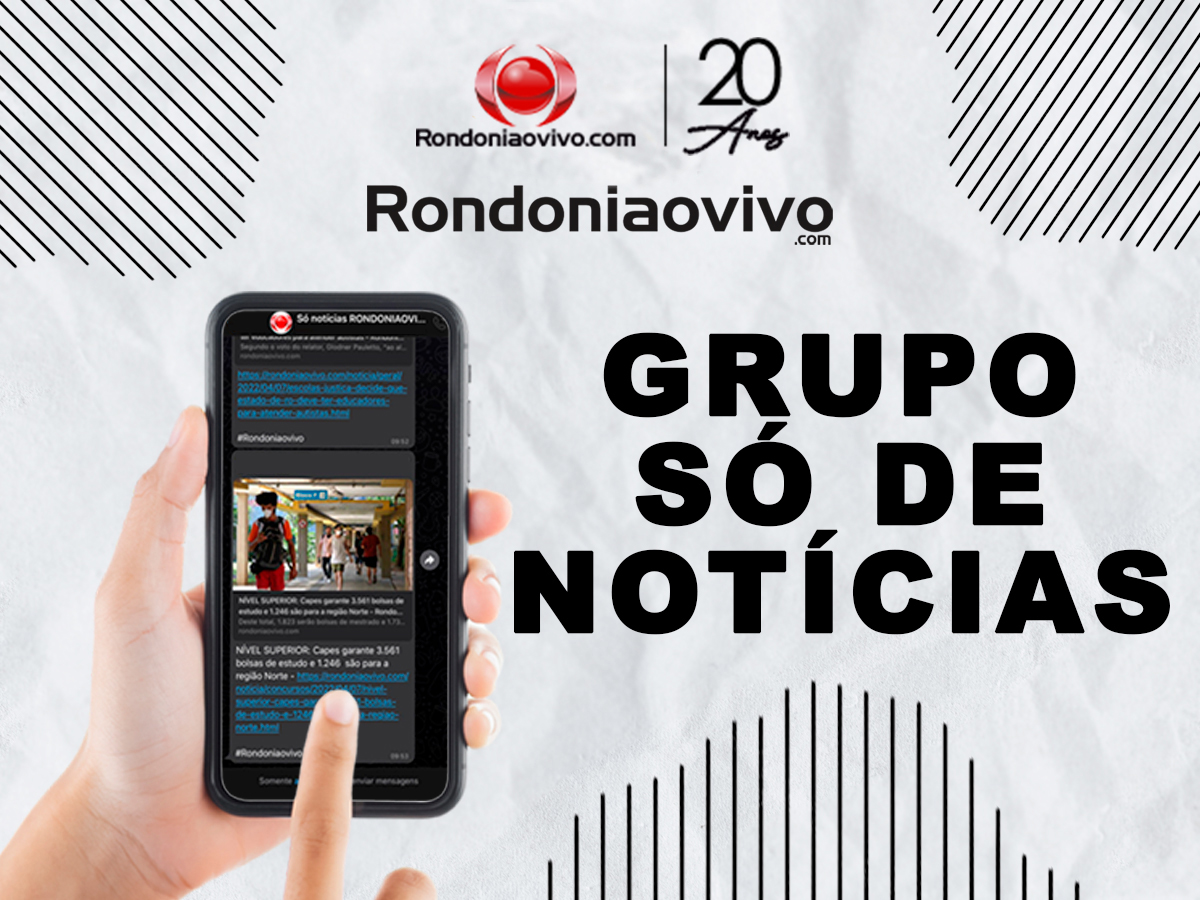 FIQUE INFORMADO: Quer receber notícias no seu Whatsapp? Entre no grupo do Rondoniaovivo