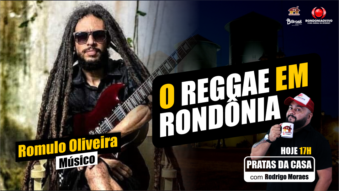 VÍDEO: Romulo Oliveira fala um pouco sobre sua trajetória musical no Programa 'Pratas da Casa' com Histórias do Reggae em Rondônia