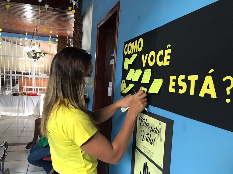 SAÚDE MENTAL: Caps Três Marias realiza palestra em alusão ao Setembro Amarelo