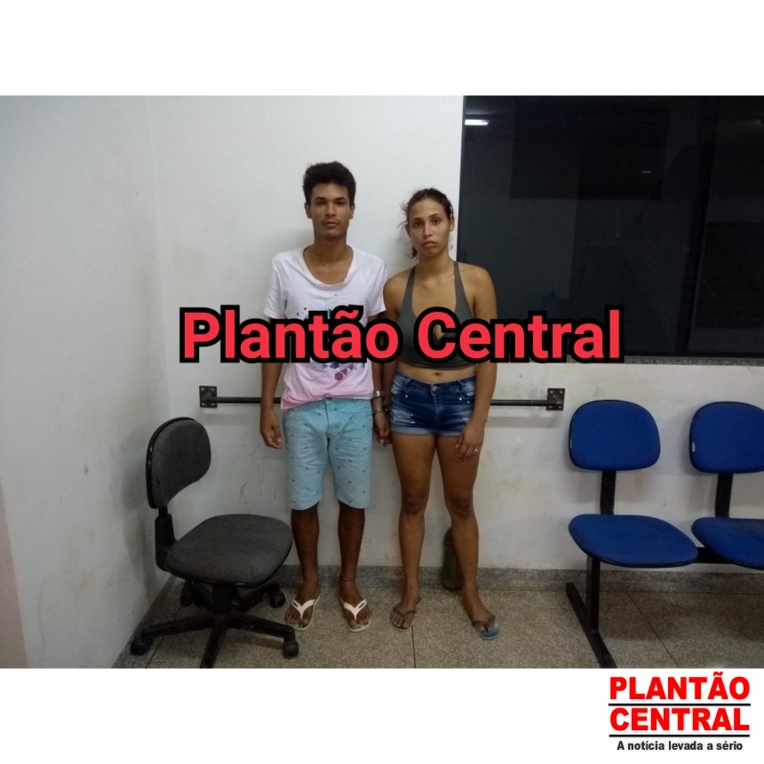 Polícia Militar prende casal após realizarem roubo a entregador de pizza