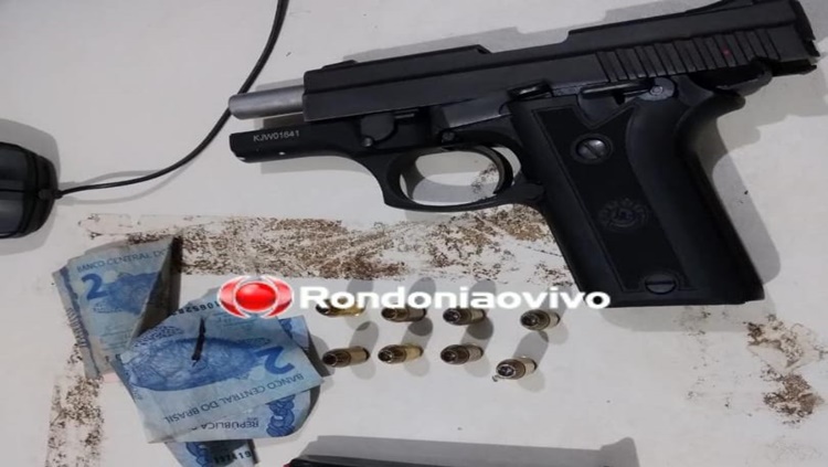 OUSADO: Assaltante é preso armado com pistola após cometer assalto na Caerd