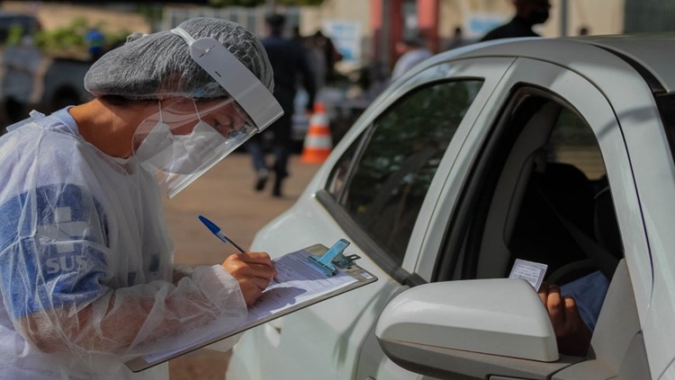 DRIVE-THRU: Governo de RO realiza testagem rápida para diagnóstico da covid-19 em Jaru