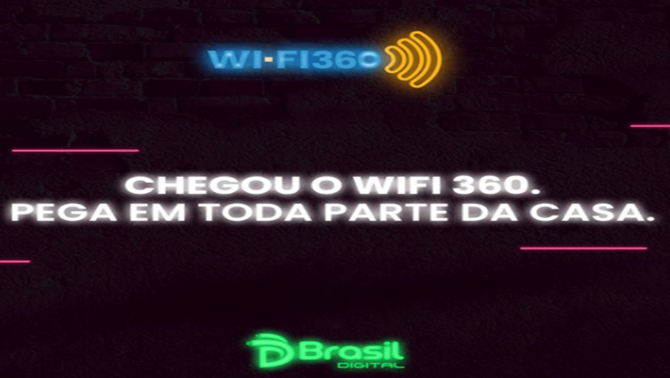 Wi-Fi 360 que pega em toda parte da casa, apartamento ou escritório