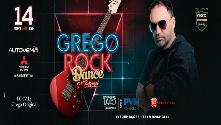 Concorra a ingressos para curtir Grego Rock Dance, a festa retrô