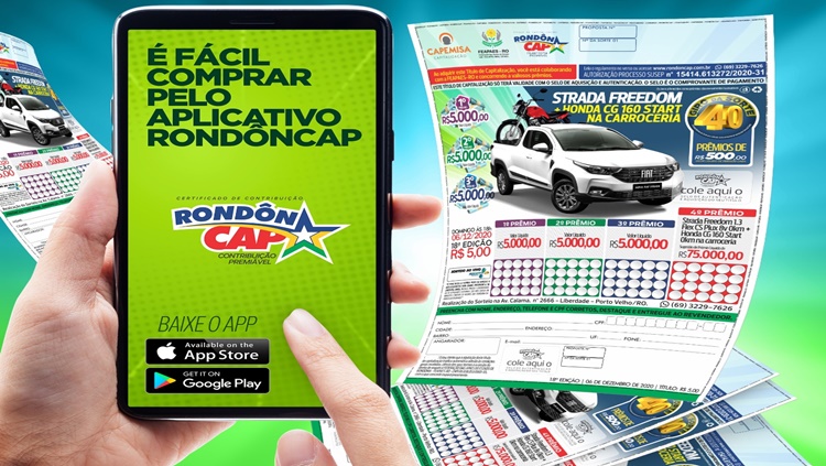 RONDONCAP: Adquira seu certificado e confira quem foram os sortudos de domingo (29)