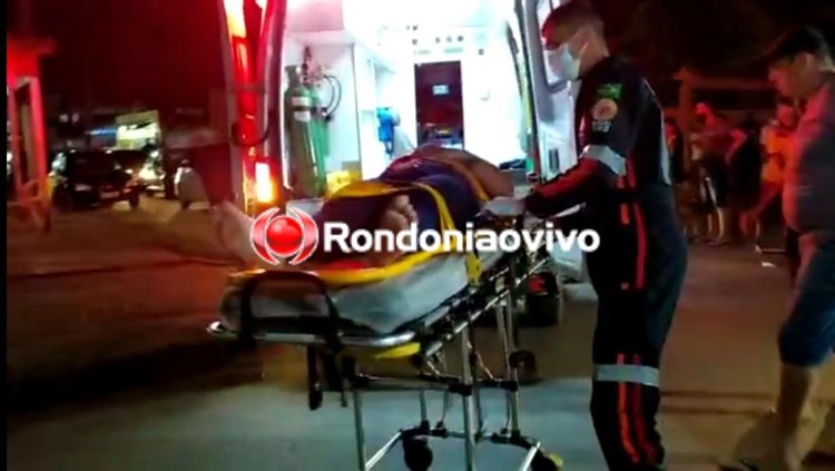 ACIDENTE: Mulher em moto e idoso que dirigia carro ficam feridos após colisão na capital