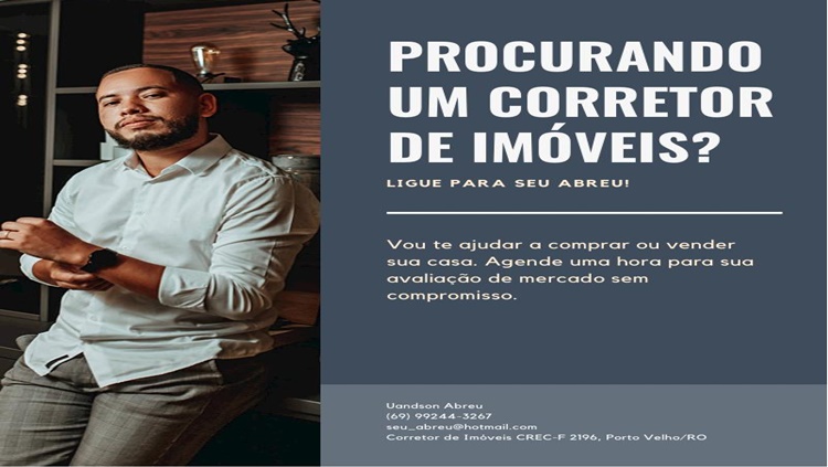 SEU ABREU: Jovem corretor de imóveis inova no setor imobiliário de Porto Velho