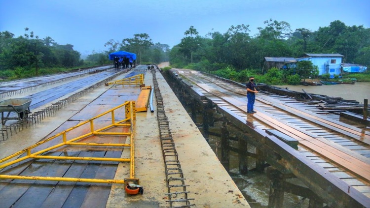 VALE DO JAMARI: Nova ponte de concreto sobre o rio Jacy-Paraná vai garantir mais segurança