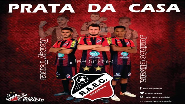 TEMPORADA 2021: Real Ariquemes Esporte Clube confirma nomes de 'pratas da casa'