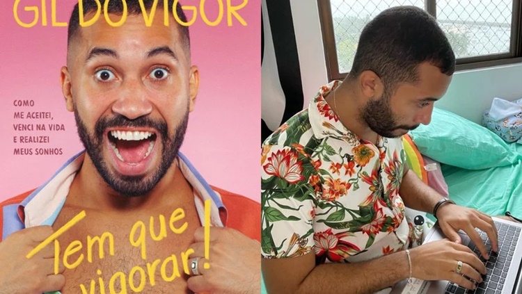 SUCESSO: Gil do Vigor revela capa do seu livro ‘Tem Que Vigorar’