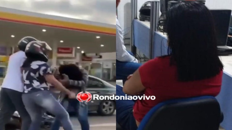 VÍDEO: PM prende mulher filmada agredindo rival em semáforo da capital