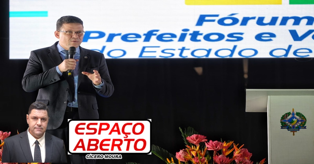 ESPAÇO ABERTO: Governo de RO anuncia recursos para prefeituras que apresentarem projetos