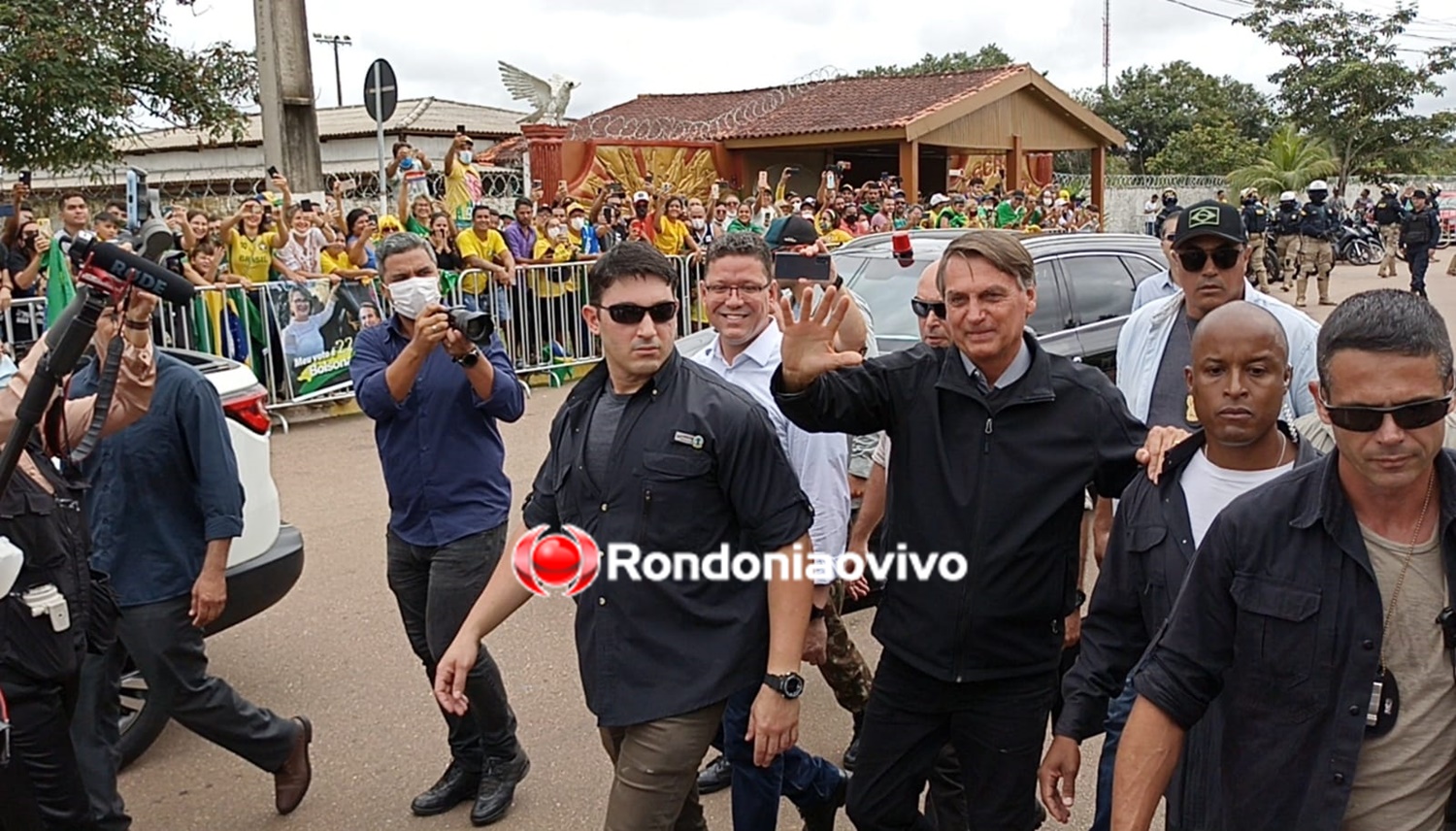 VÍDEO: Acompanhe a chegada do Presidente Bolsonaro em Porto Velho