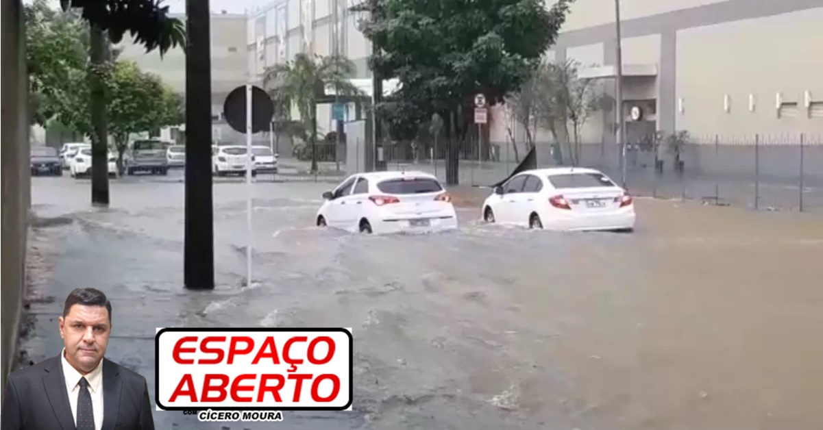 ESPAÇO ABERTO: Previsão é de mais chuvas, alagamentos e transtornos para população 