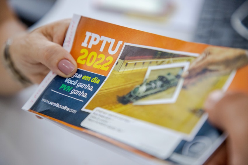 PORTO VELHO: Pagamento do IPTU com 10% de desconto encerra nesta segunda-feira (28)