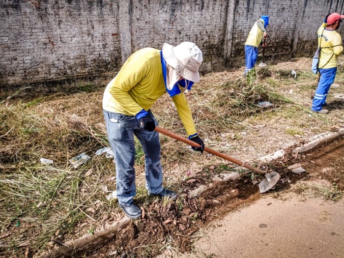 URBANISMO: Mutirão de limpeza atende três regiões de Porto Velho