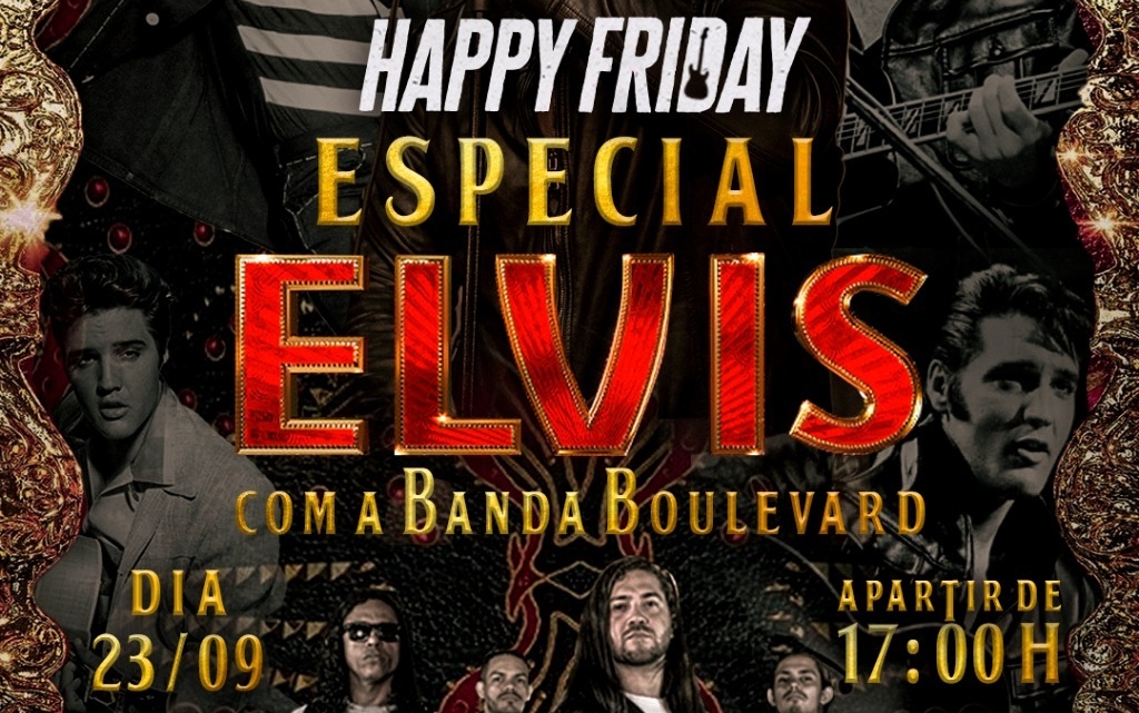 ESPECIAL DE SEXTA: Elvis Presley com a banda Boulevard estarão no Grego Original