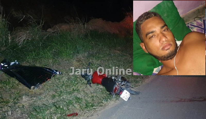 FATAL: Motociclista morre após bater moto em pedra na BR-364