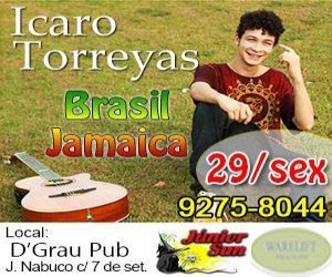 Icaro Torreyas em Brasil Jamaica no D’graus Pub