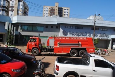 Princípio de incêndio em UTI assusta pacientes e funcionários de hospital particular
