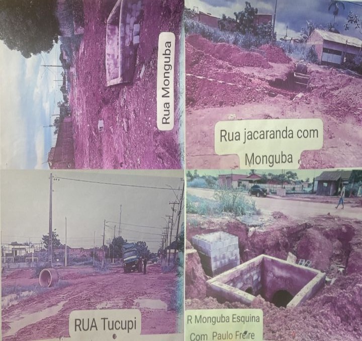 GEDEÃO NEGREIROS: Vereador cobra continuidade das obras no Bairro Parque Amazônia