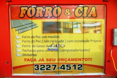 FORRO E CIA – PVC, GESSO e DIVISÓRIAS