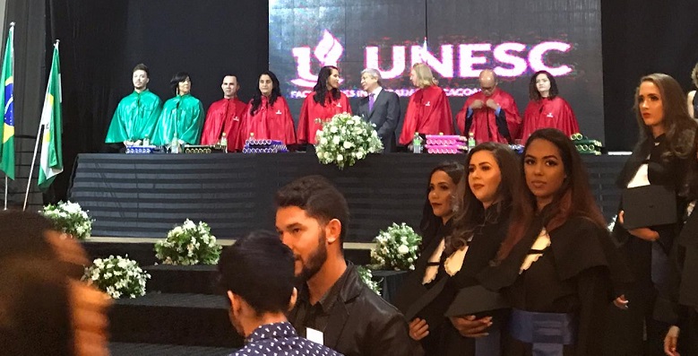 CERIMÔNIA: Unesc Rondônia celebra colação de grau em Cacoal