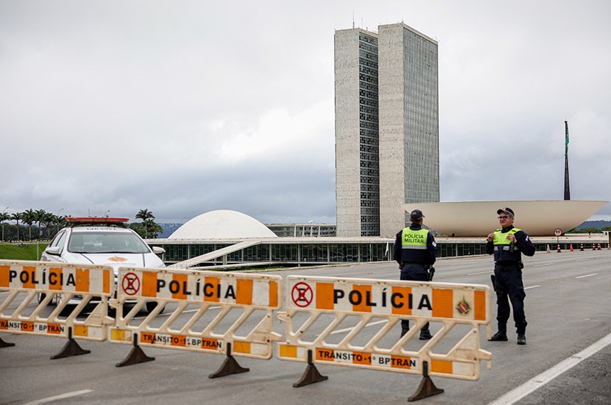 NÃO AO TERRORISMO: Pacheco e senadores condenam violência e defendem democracia