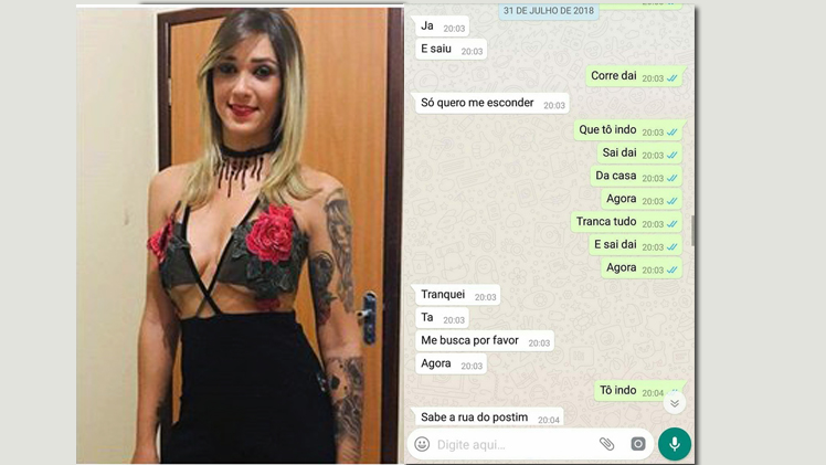 MENSAGENS: Jovem encontrada morta havia pedido ajuda a amiga pelo WhatsApp