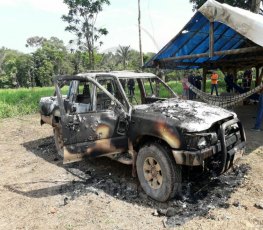 TENSÃO NO CAMPO: Conflito por causa de terra acaba com um morto, dois baleados e veículos incendiados