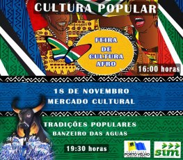 Festival Afro, Boi-Bumbá e Diplomatas neste sábado no Mercado Cultural