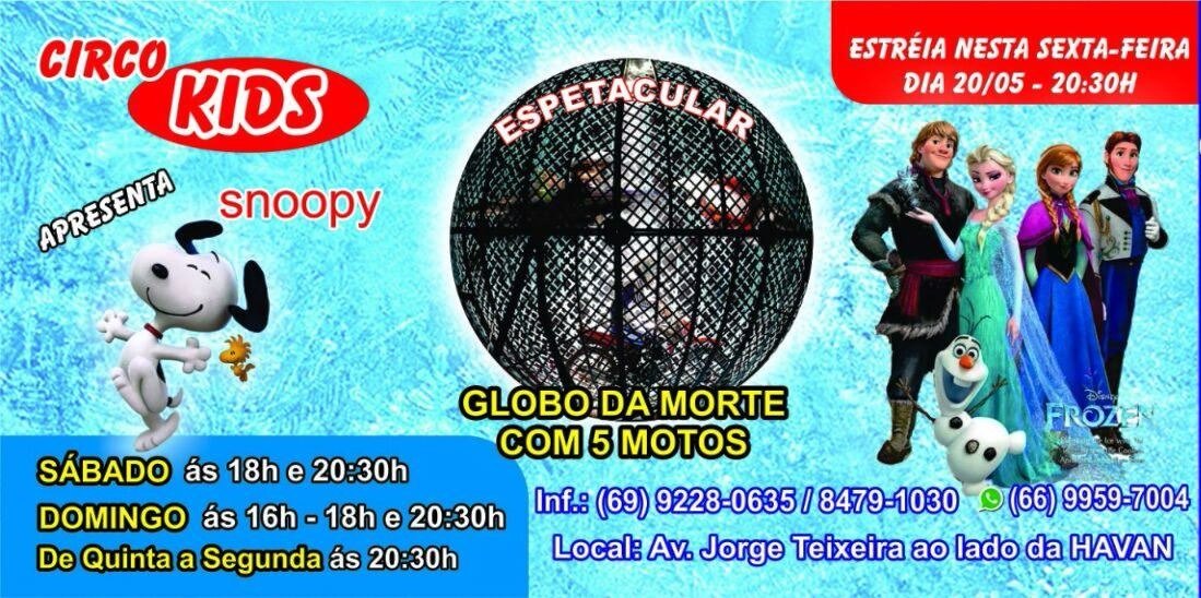 Confira os sorteados da promoção do Circo Kids