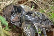 Buraco na BR - 364 quase faz vítima fatal 