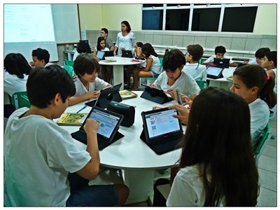 Projeto estimula estudantes a usar tecnologias em sala de aula