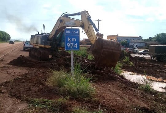 BR-364: Vereador Jacaré tem pedido de providência atendido pela prefeitura