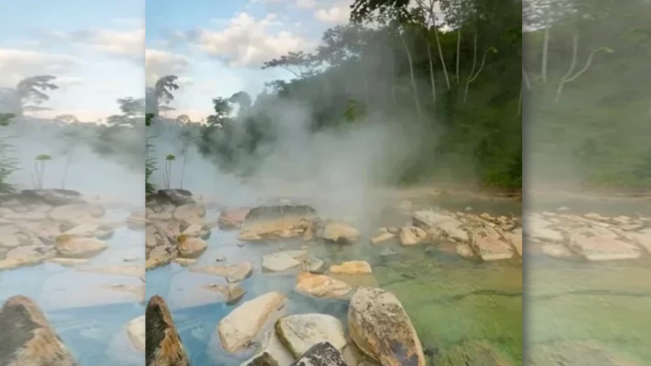 FALHAS GEOLÓGICAS: Rio fervente na Amazônia atinge 90ºC e cozinha animais vivos