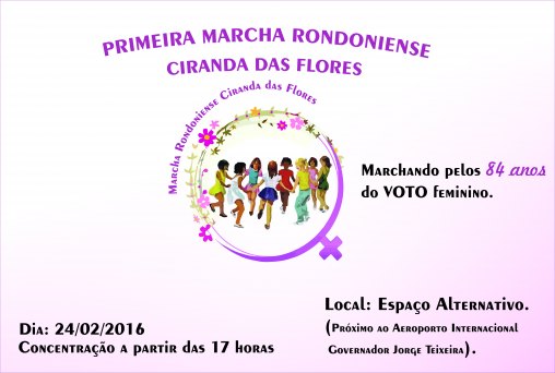 Marcha Rondoniense Ciranda das Flores acontece na capital na quarta (24)